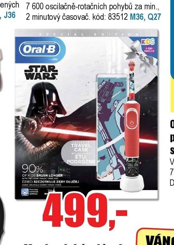 Kartáček Oral-B Vitality Star Wars