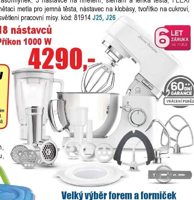 Celokovový kuchyňský robot SENCOR