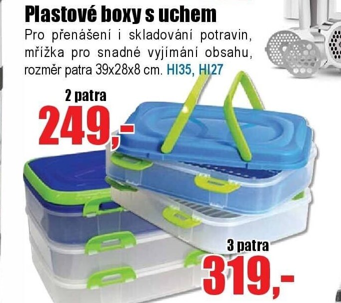 Plastové boxy s uchem