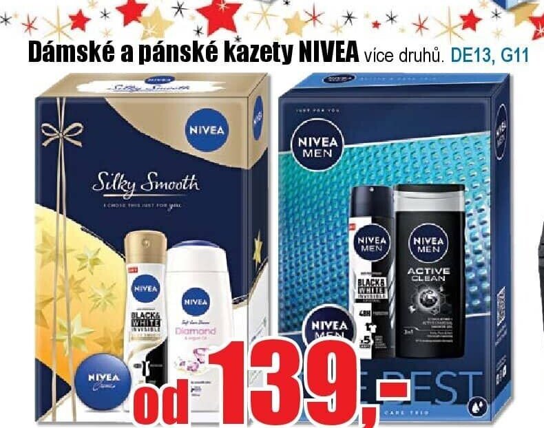 Dámské a pánské kazety NIVEA