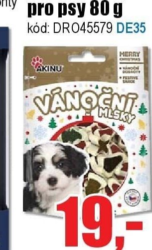 Vánoční mlsky pro psy 80 g