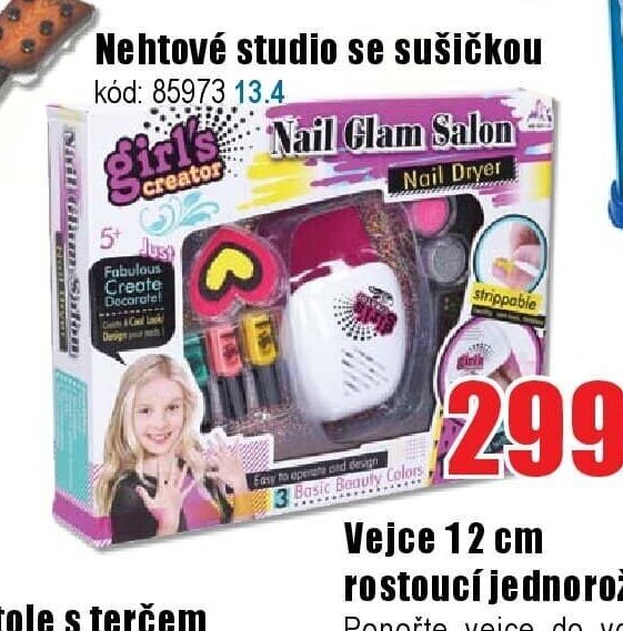 Nehtové studio se sušičkou