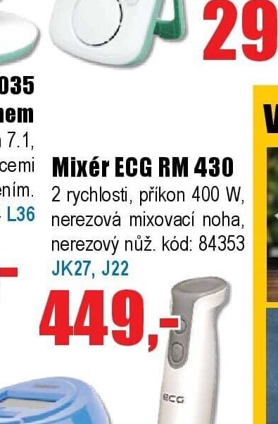Mixér ECG RM 430