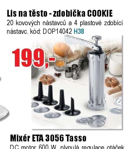 Lis na těsto - zdobička COOKIE
