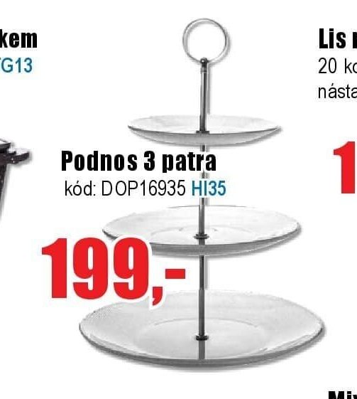 Podnos 3 patra