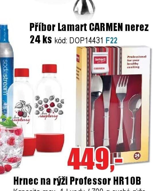 Příbor Lamart CARMEN nerez 24 ks