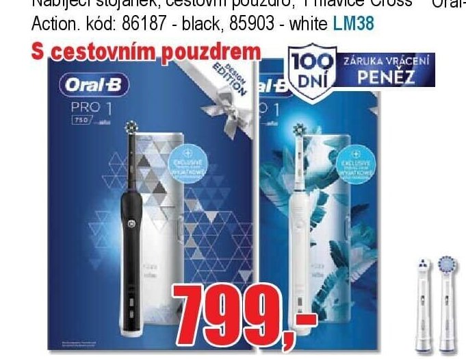 Kartáček Oral-B Pro 1-750 Cross Action
