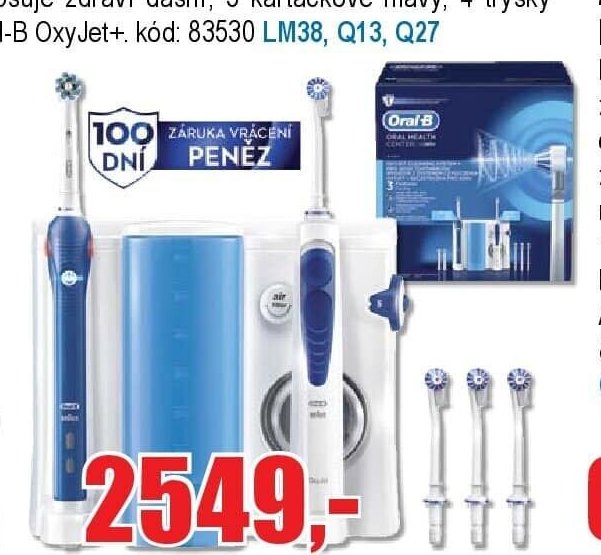 Orální centrum Oral-B Professional Care OxyJet+ Pro 2000