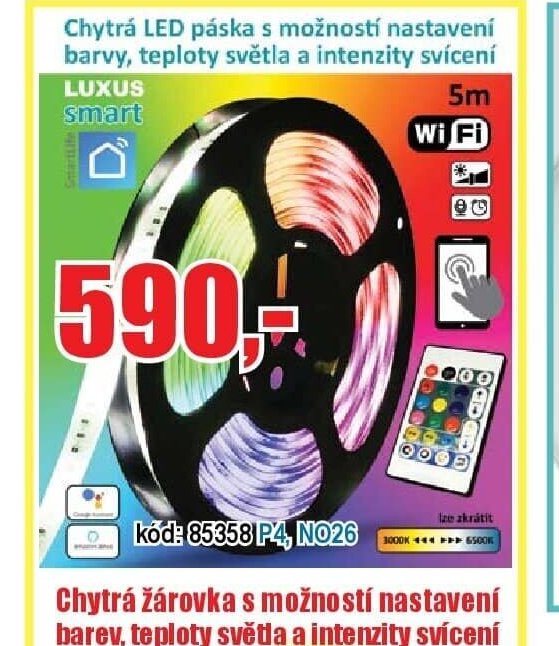 Chytrá LED páska