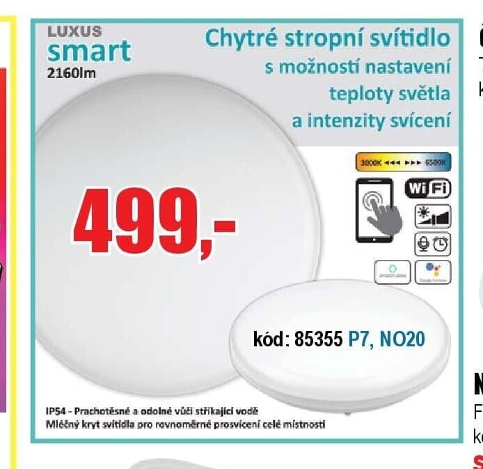 Chytré stropní svítidlo