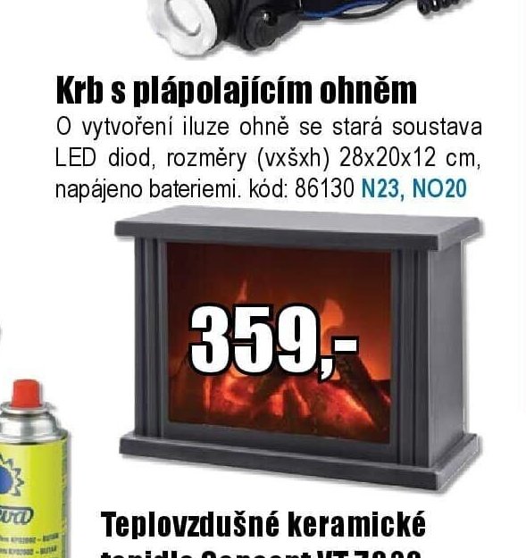 Krb s plápolajícím ohněm