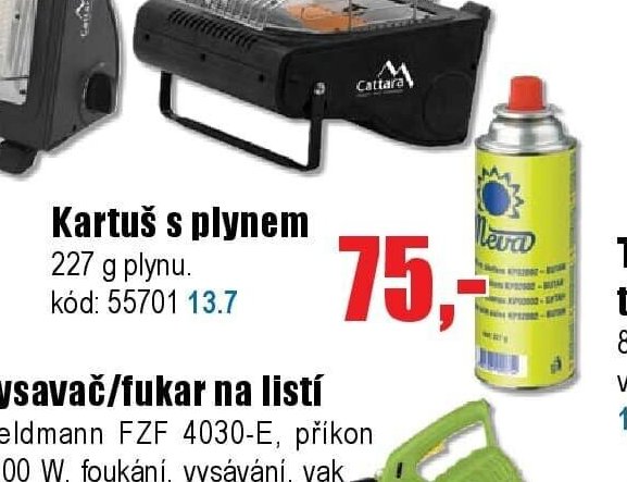 Kartuš s plynem