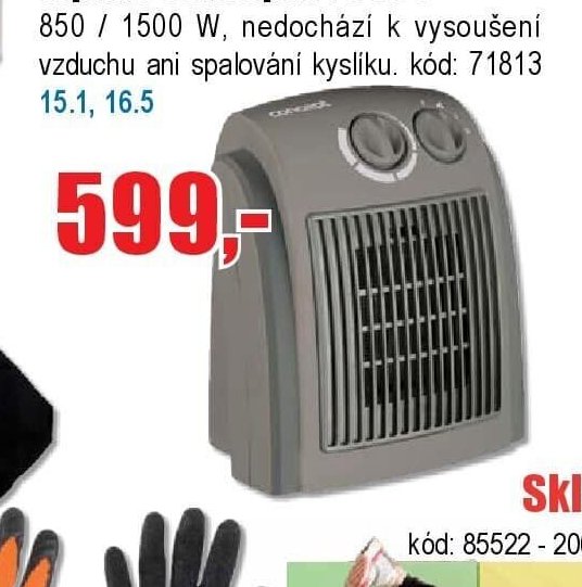 Teplovzdušné keramické topidlo Concept VT 7020