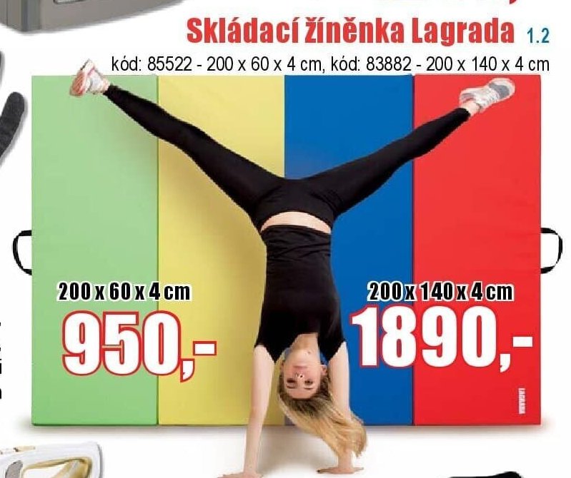 Skládací žíněnka Lagrada