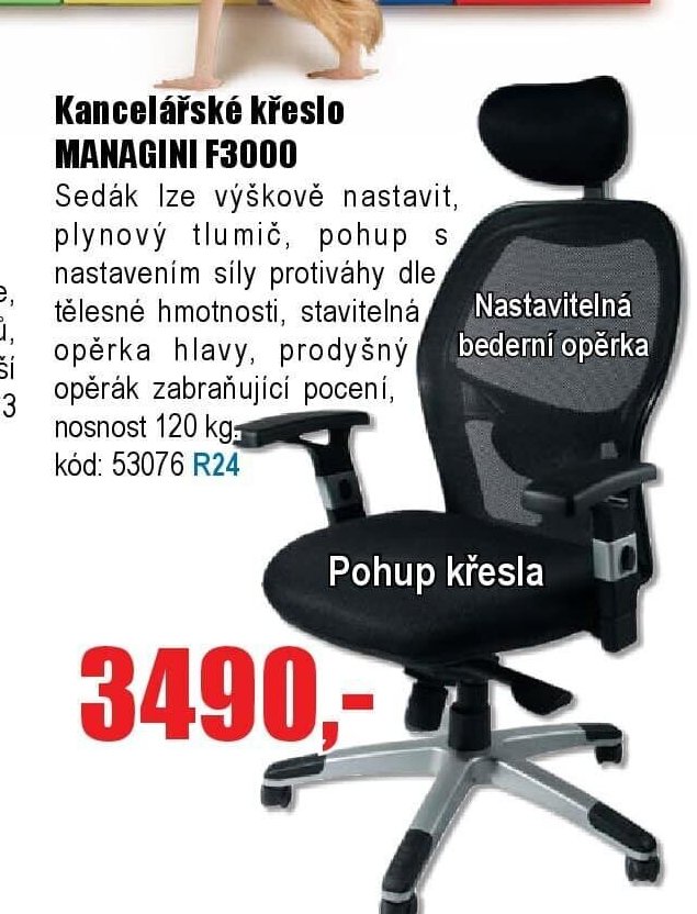 Kancelářské křeslo MANAGINI F3000