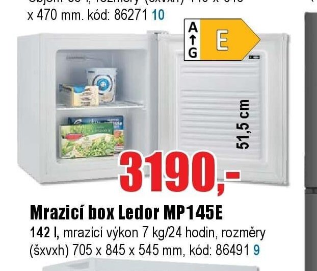 Mraznička Candy CFU 050 EN