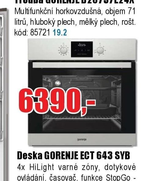 Trouba GORENJE B 20737E24X
