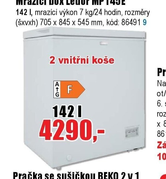 Mrazicí box Ledor MP145E