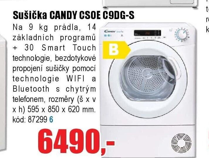 Sušička CANDY CSOE C9DG-S