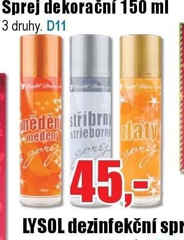 Sprej dekorační 150 ml