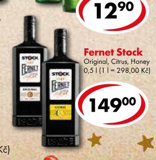 Fernet Stock Original, Citrus, Honey