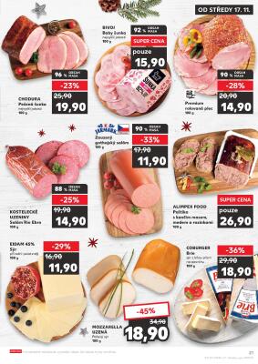 akční leták Kaufland 17.11.2021-23.11.2021