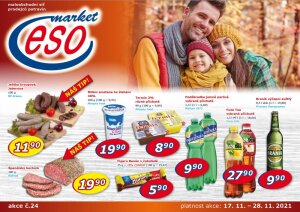 akční leták ESO MARKET 17.11.2021-28.11.2021