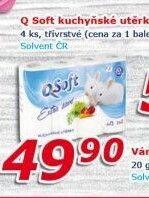 Kuchyňské utěrky 3vrstvé Q-Soft