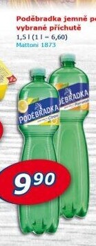 Ochucená voda Poděbradka