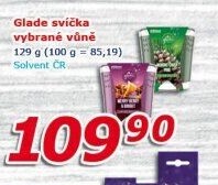 Svíčky vonné Glade by Brise