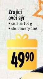 Zrající ovčí sýr
