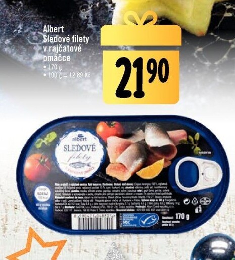 Sleď filety v omáčce Albert