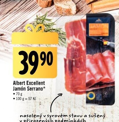 Šunka Jamón Serrano Albert Excellent
