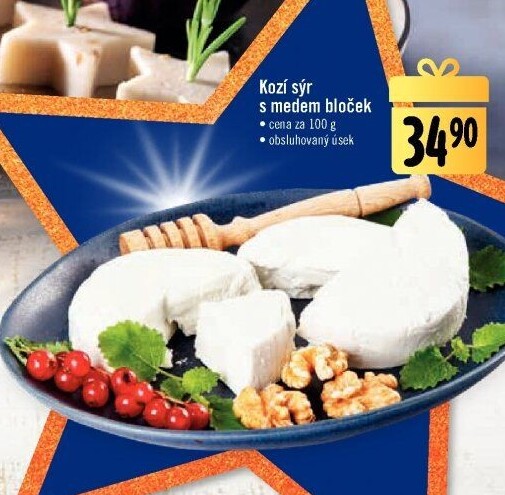 Sýr kozí s medem