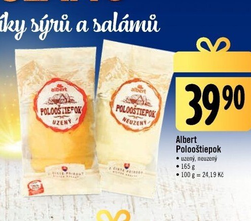 Sýr Polooštiepok Albert
