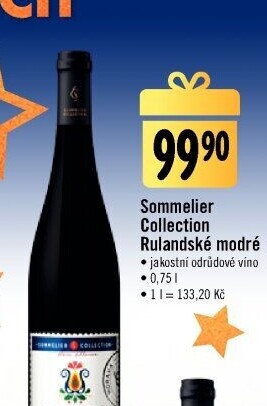 Víno Rulandské modré Sommelier Collection Vinařství Gotberg