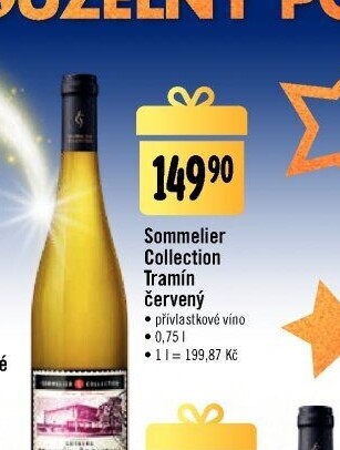 Víno Tramín červený Sommelier Collection Vinařství Gotberg - přívlastkové