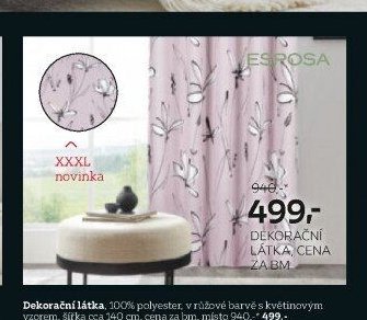 Dekorační látka