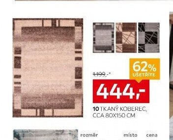 10 TKANÝ KOBEREC, CCA 80X150 CM
