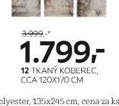 12 TKANÝ KOBEREC, CCA 120X170 CM