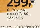 6 POVLAK NA POLŠTÁŘ, 48X48 CM