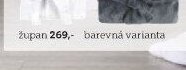 župan, v bílé nebo antracitové barvě