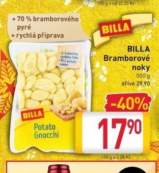 BILLA Bramborové noky