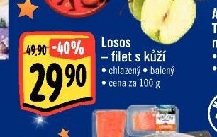 Losos filet s kůží