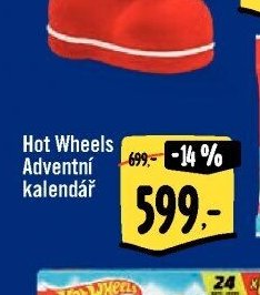 Hot Wheels Adventní kalendář