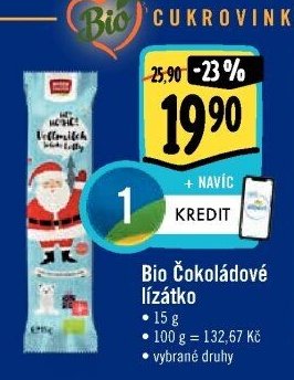 Bio Čokoládové lízátko
