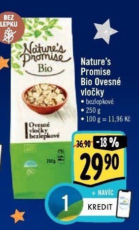 Nature's Promise Bio Ovesné vločky