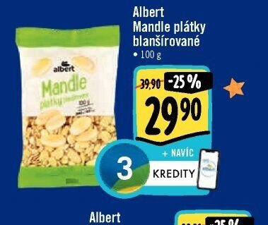 Albert Mandle blanšírované