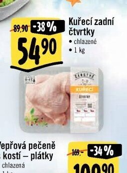 Kuřecí zadní čtvrtky