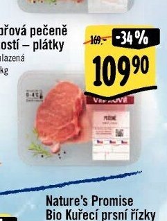 Vepřové pečeně s kostí – plátky